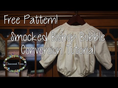 Smocked Bishop Bubble Conversion Tutorial