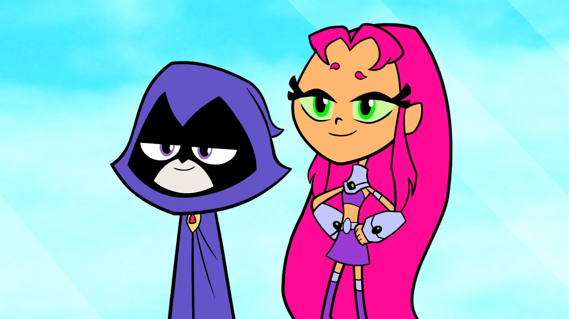 Smug_Raven_and_Starfire.png