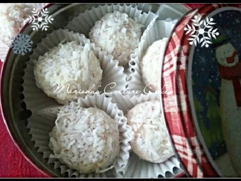 Snow Ball Cake Balls | 12 Days of Xmas