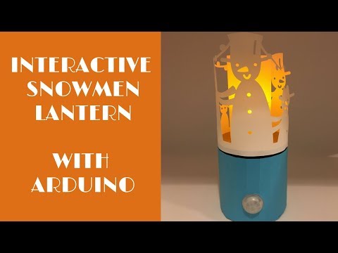 Snowmen Lantern with Arduino