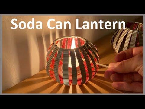 Soda can lantern