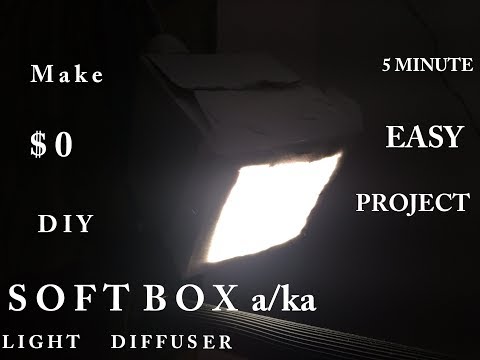 Soft Box for $0 [DIY]