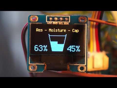 Soil Moisture Project on Cytron Maker Pi Pico with OLED Screen