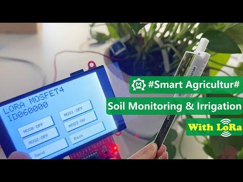 Soil Mornitoring and Irrigation with Lora - How it Works