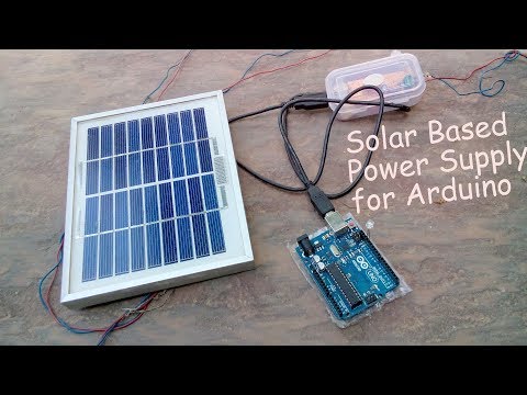 Solar Based Power Supply for Arduino