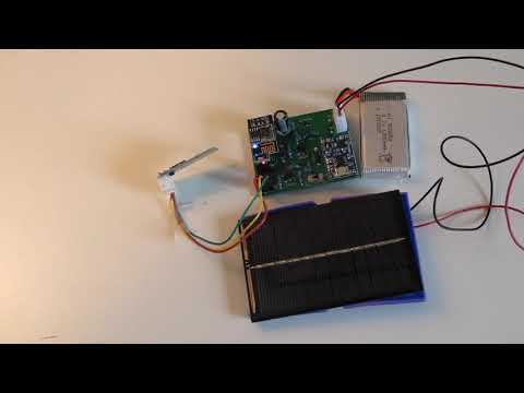 Solar Powered Security Motion Sensor