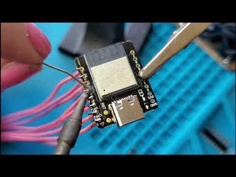 Soldering Silicone Wire to a Microcontroller