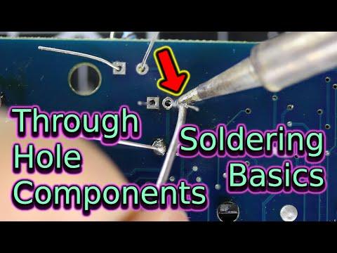 Soldering Through Hole Components | Soldering Basics