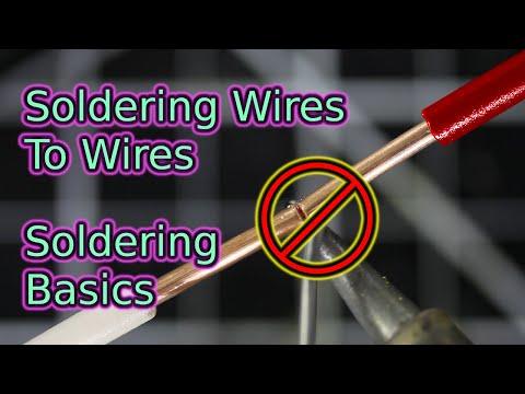 Soldering Wires to Wires | Soldering Basics