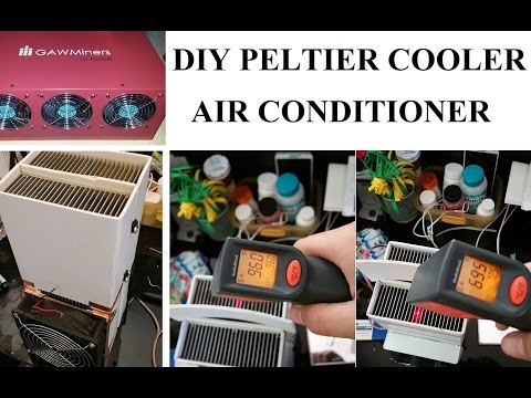 Solid State Air Conditioner with Old Bitcoin Hardware Ver. 2