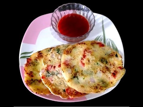 Sooji Uttapam | Rava Uttapam | Semolina Uttapam