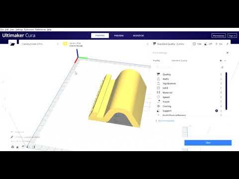 Soporte de celular en Ultimaker Cura