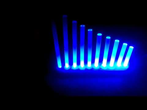 Sound Reactive Hot Glue Lamp (VU Meter, Arduino) (1)