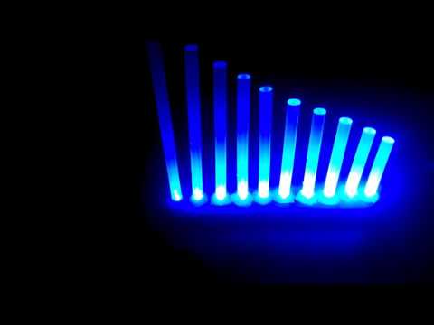 Sound Reactive Hot Glue Lamp (VU Meter, Arduino) (2)