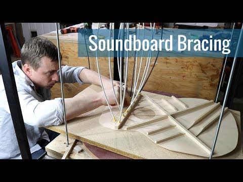 Soundboard Bracing (Ep 16 - Acoustic Guitar Build)