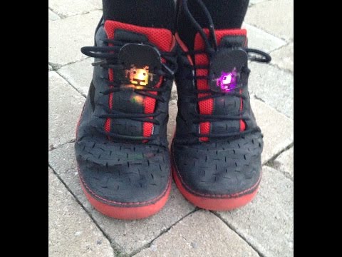 Space Invader Shoe Lace locks