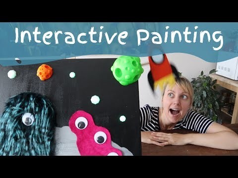 Space Monsters - An Interactive Painting