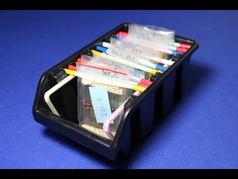 Space Saving DIY Organiser For Electronic/Small Components