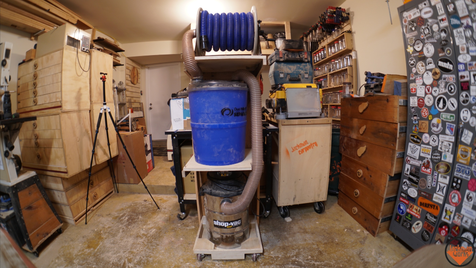 Space Saving Shop-Vac Dust Collector Cart 33.jpg