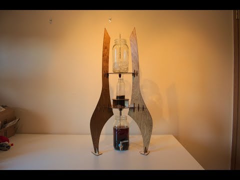 Spaceship Themed Cold Drip Coffee Tower