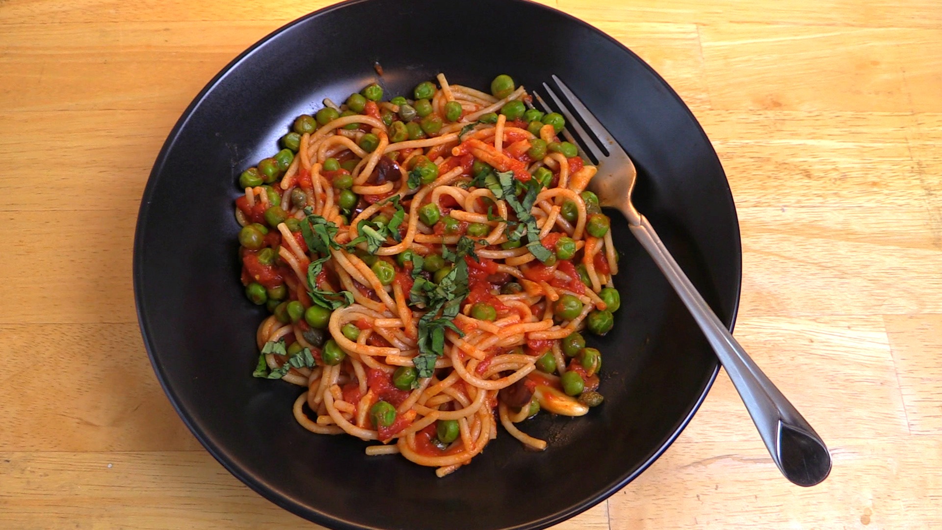 Spaghetti Marinara with Peas &amp; Capers Final 01.jpg