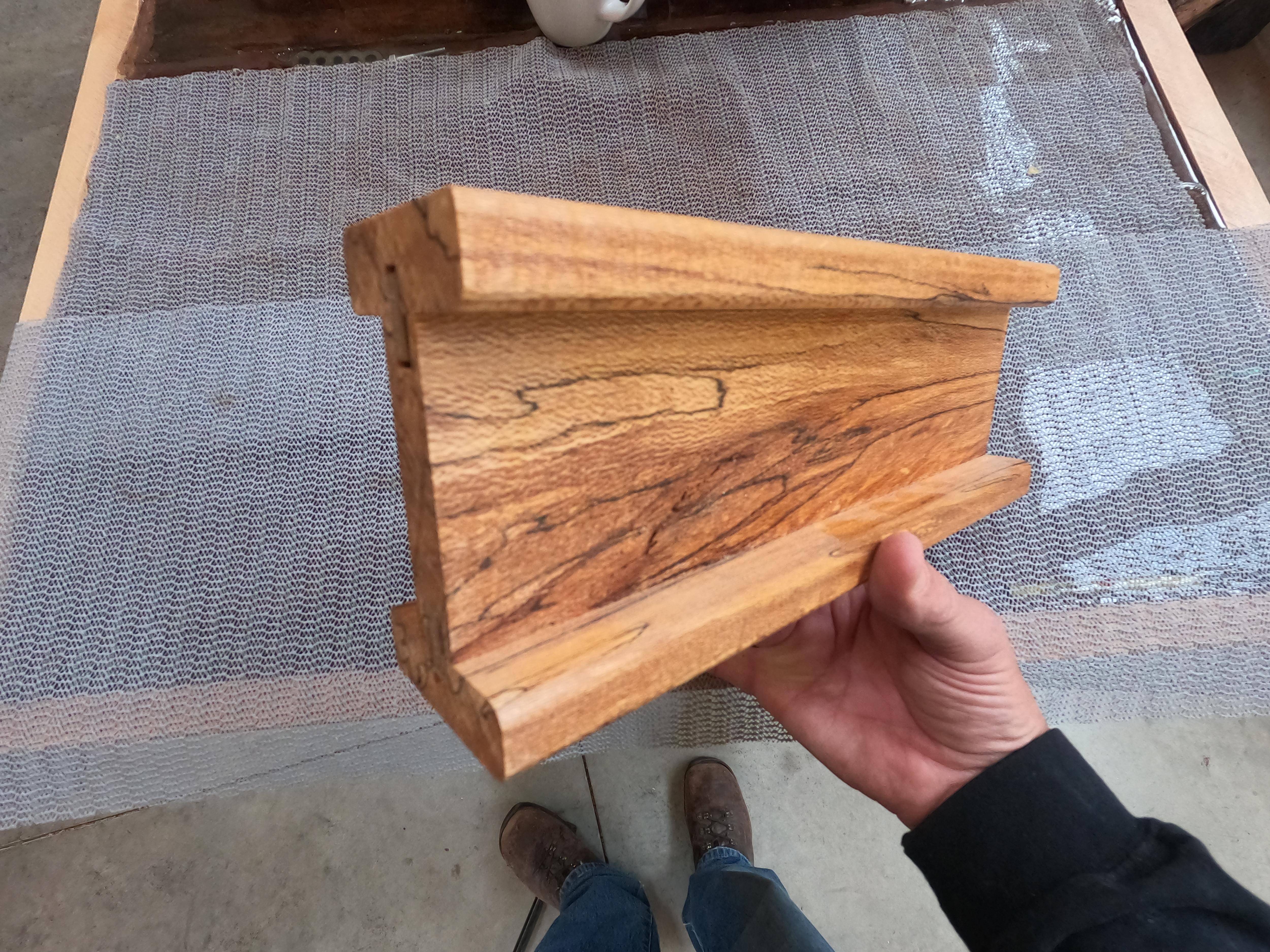 Spalted I-Beam Prototype.JPG