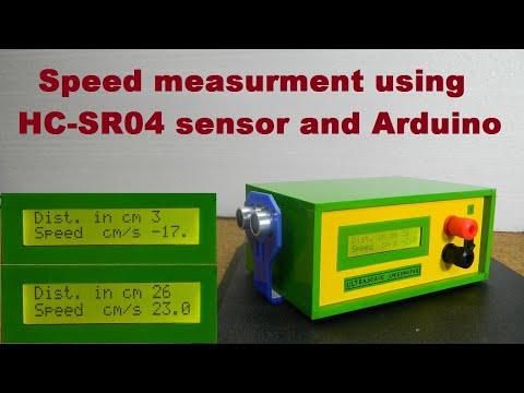 Speed Measurement Using HC-SR04 Ultrasonic Sensor and Arduino