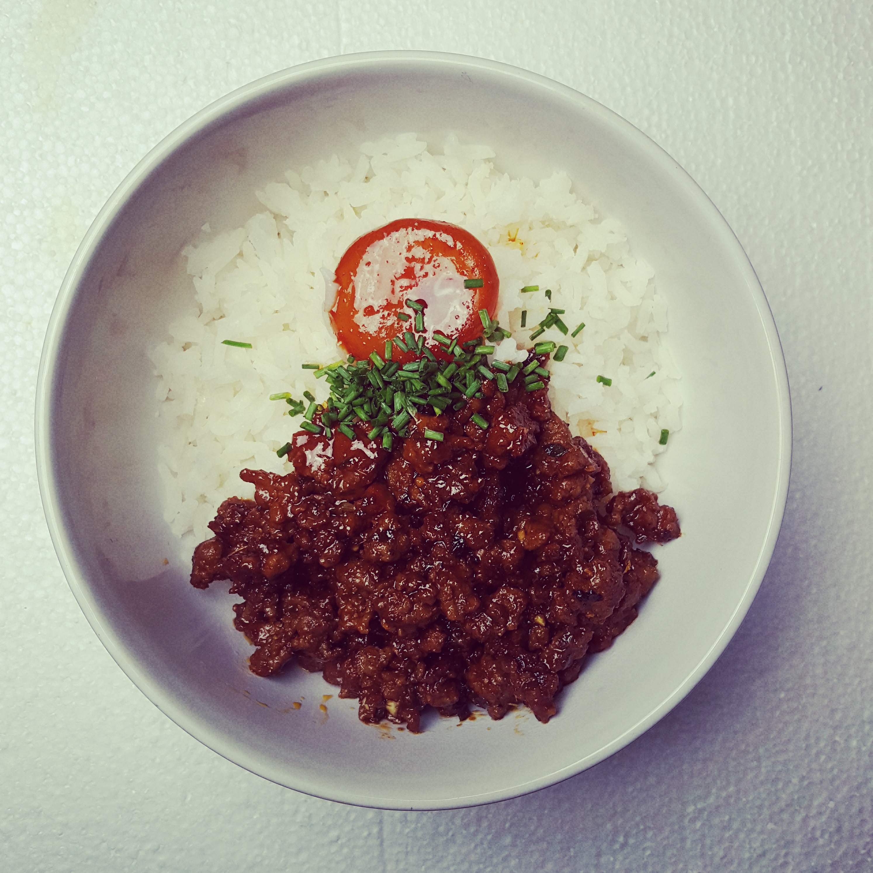 Spicy Beef &amp; Cured Yolk Rice Bowl Main.jpg