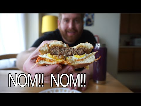 Spicy Breakfast Sandwich - Cooking with Eric