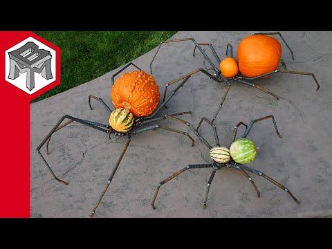 Spider Pumpkins - Arachnophobia Jack O' Lantern