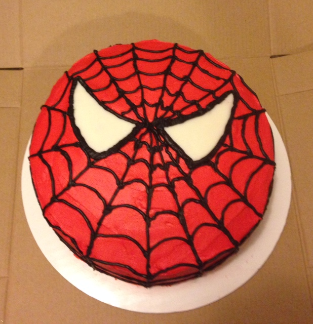 Spider-Man cake  May, 2014.JPG