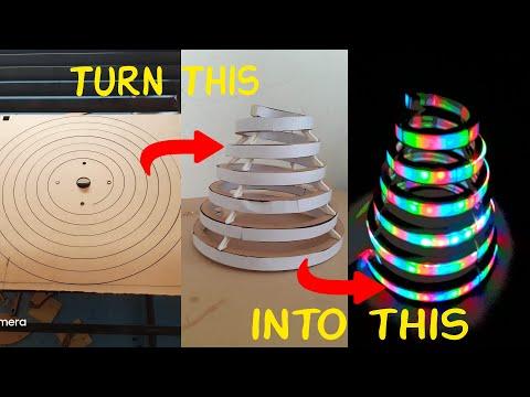 Spiral Table Lamp | DIY Lamp | Lighting