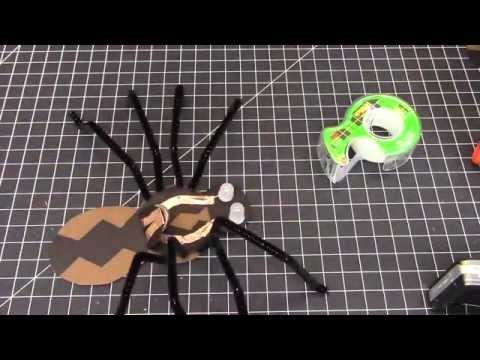 Spooky Spider LED Paper Craft