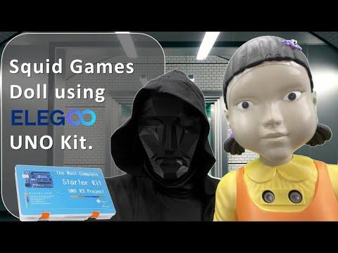 Squid Games Doll build using ELEGOO UNO R3 kit