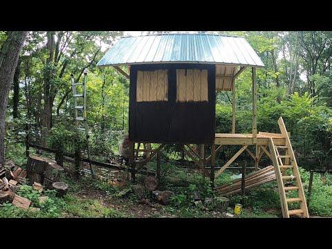 Staining The Treehouse Project - Part 18