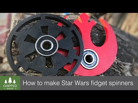 Star Wars Fidget Spinners || How To