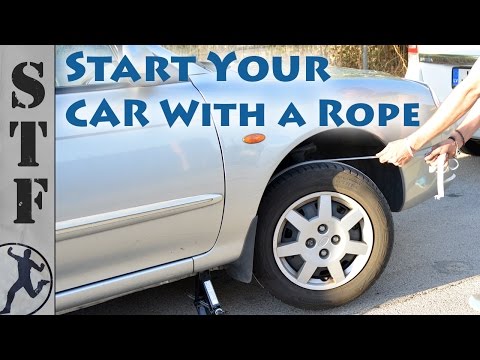 Start Your Car With a Rope (Dead Battery Life Hack)