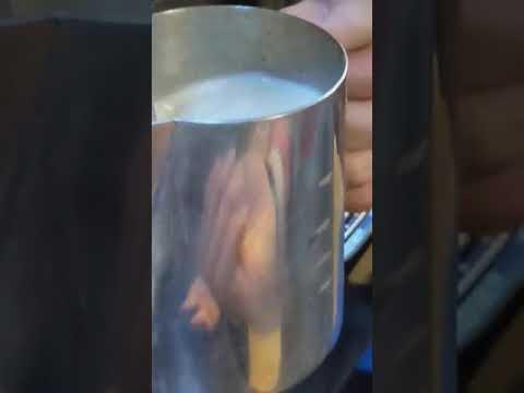 Steaming milk video