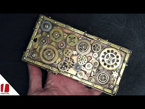 Steampunk DIY Phone Case - Copper and Brass