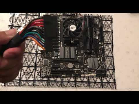 Step 10 - Connecting the Cables (Motherboard to PSU)