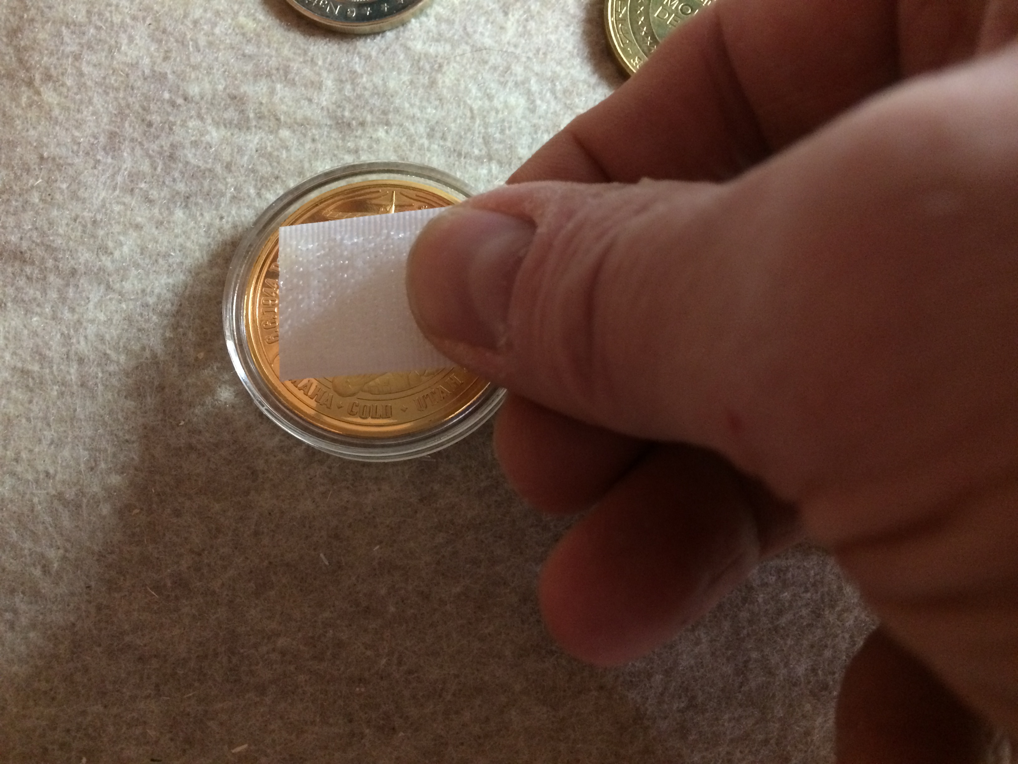 Step 18 - attach velcro to coin.JPG