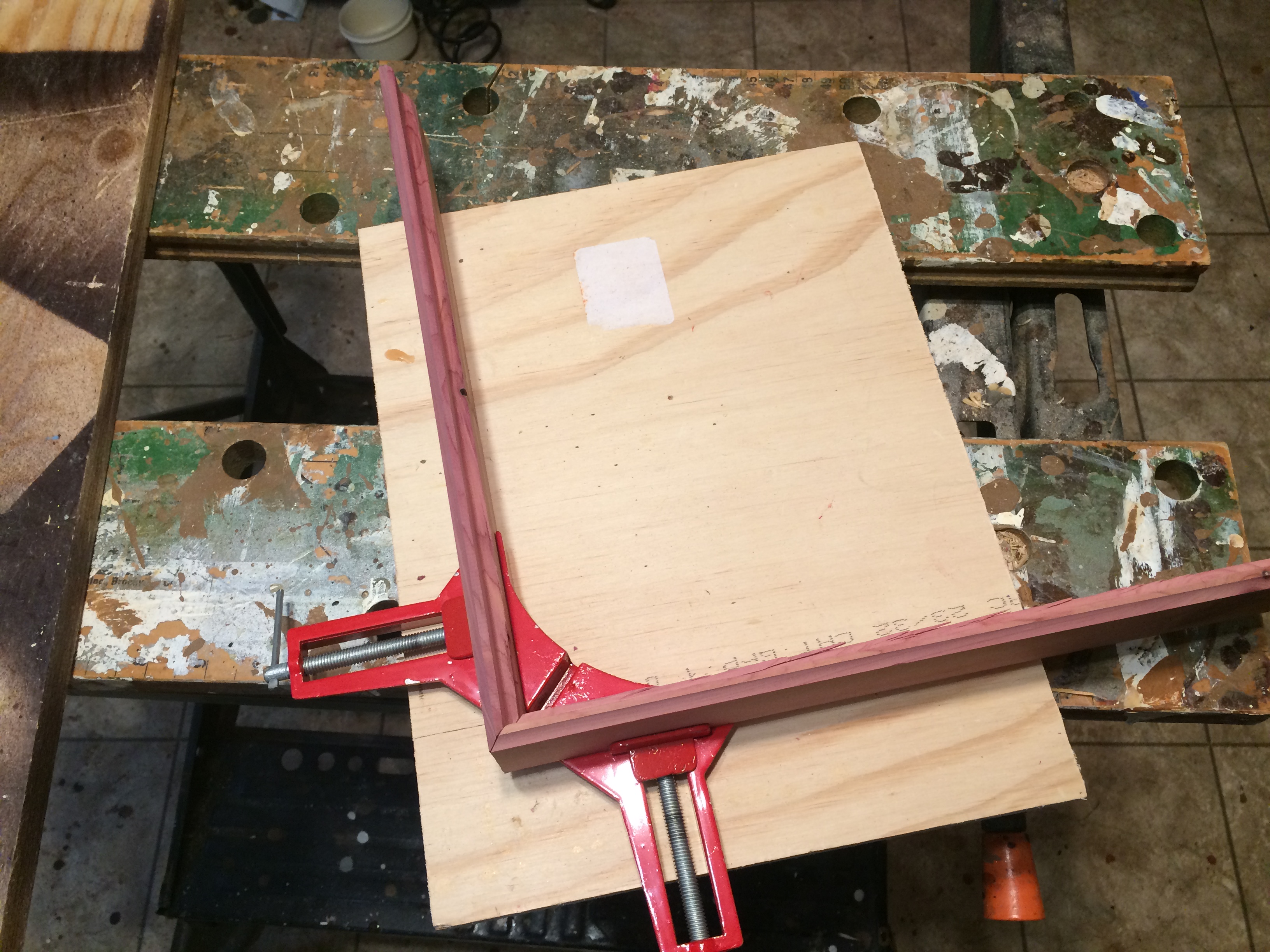 Step 3 - Corners Clamped.JPG