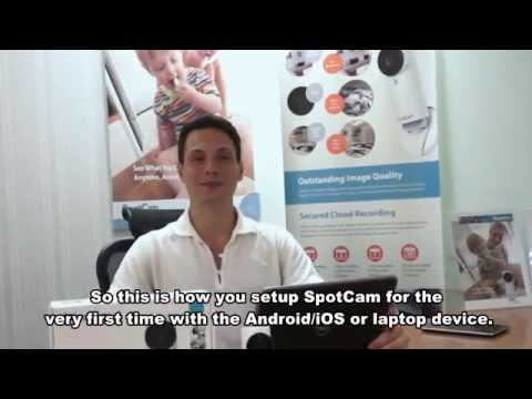 Step By Step - SpotCam First Time Setup (English)