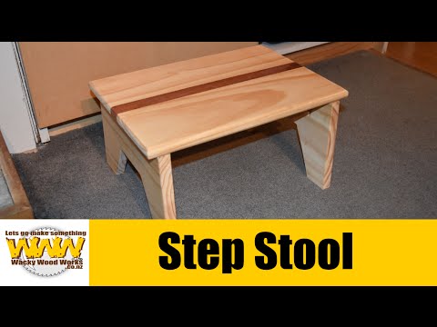 Step Stool - Off the cuff - Wacky Wood Works