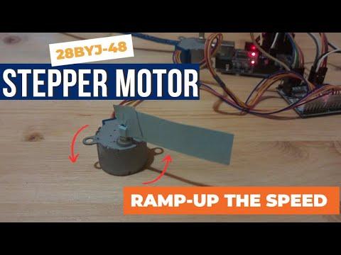 Stepper Motor 28BYJ-48 - Smooth Speed Ramping With Arduino &amp; Visuino