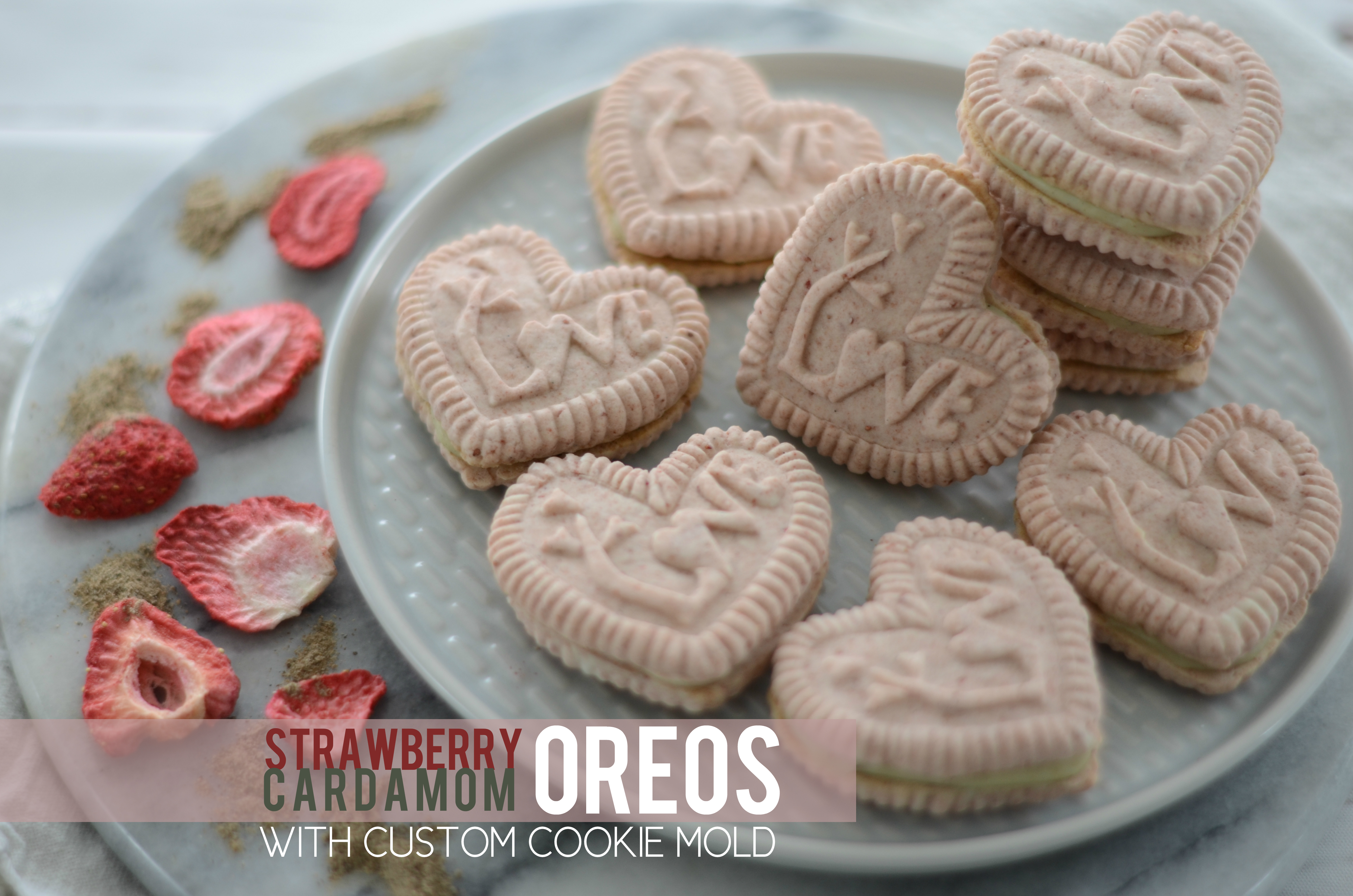 Strawberry Cardamom Oreos Custom Cookie Mold 01.jpg