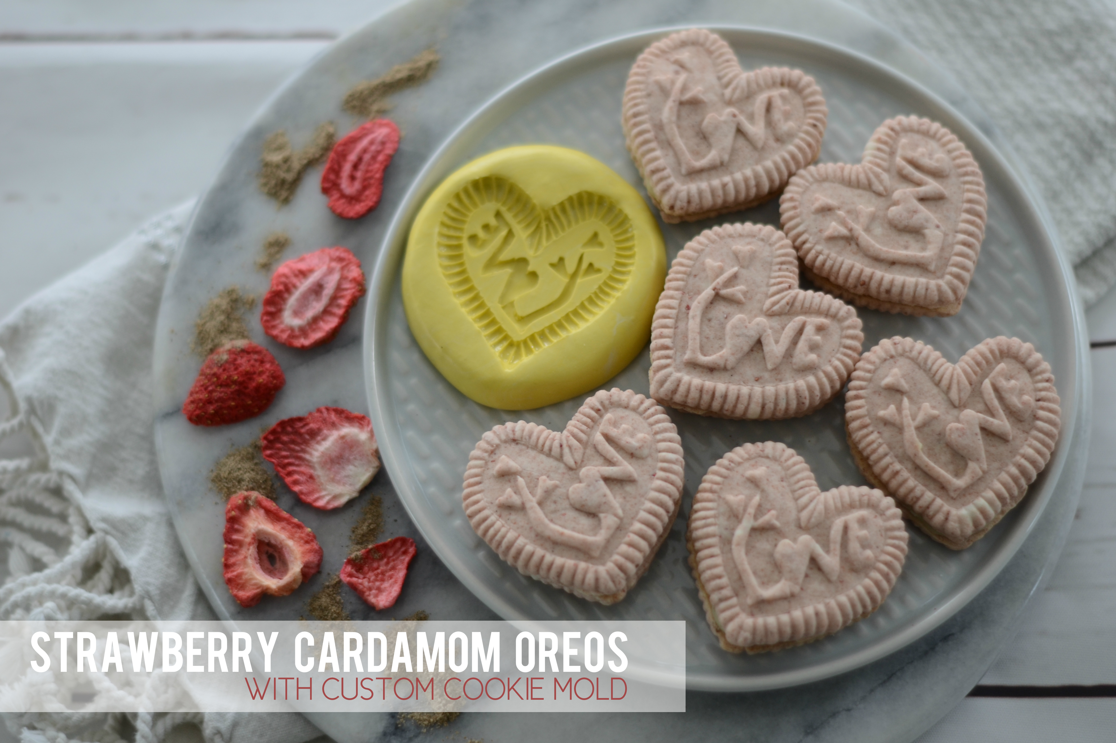 Strawberry Cardamom Oreos Custom Cookie Mold 02.jpg