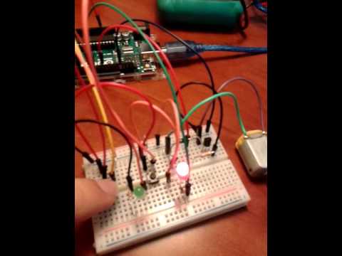 Stsrt - Stop dc motor control with arduino