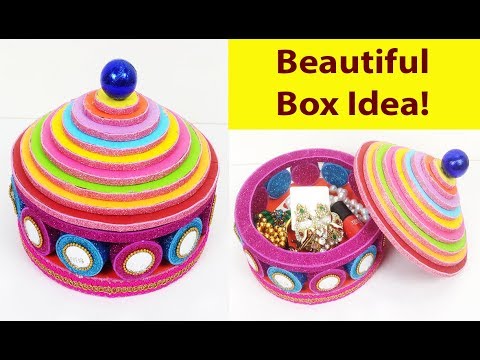 Stylish DIY Storage Box Idea - Handmade DIY Organizer - Best Out of waste craft