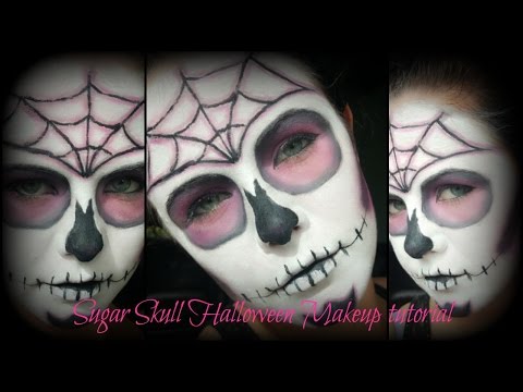 Sugar Skull Halloween Makeup Tutorial | Danielle Scott